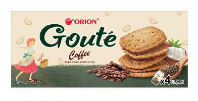 Печенье Гутэ Кофе затяжное семена Чиа/Кокос 72г