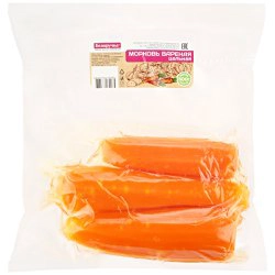 Морковь вареная цельная Белоручка в/у 500г