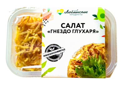Салат Гнездо глухаря Люблинские продукты 200г