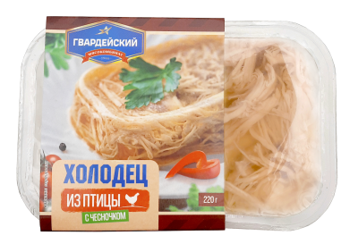 Холодец из мяса птицы с чесночком ГМК 220г