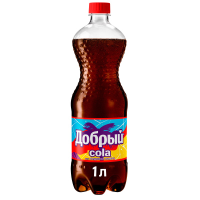 Напиток газ Добрый Кола Ледяной Лимон 1л