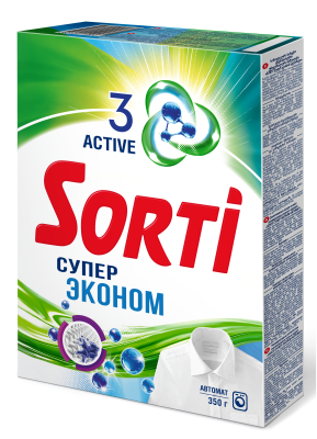 Порошок стиральный Сорти автомат Супер эконом 350г