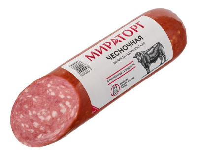 Колбаса п/к Чесночная Мираторг 375г