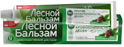 Зубная паста Лесной Бальзам с экстр Коры дуба и Пихты 75мл