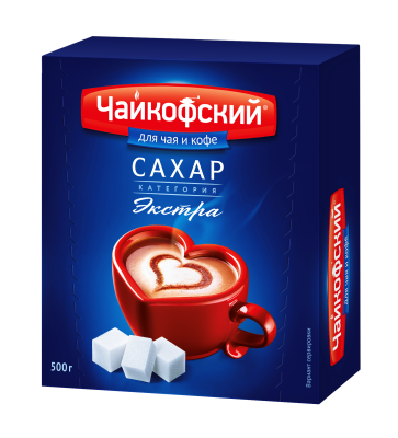 Сахар-рафинад белый Чайкофский 500г