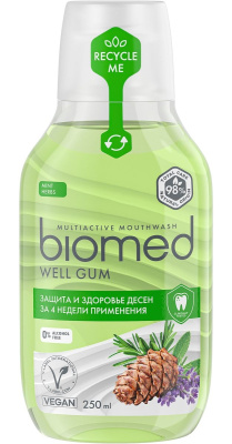 Ополаскиватель для полости рта Биомед 250мл Здоровые десна