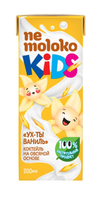 Коктейль растительный Кидс Немолоко Ваниль 200г