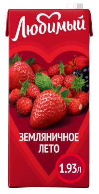 Нектар Любимый Земляничное лето 1,93л