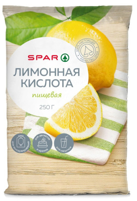 Лимонная кислота SPAR 250г
