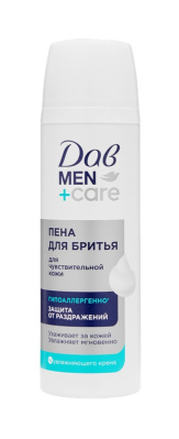 Пена д/бритья Дав M+C для чувст кожи 200мл