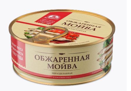 Мойва н/р обжаренная в томатном соусе За Родину 240г