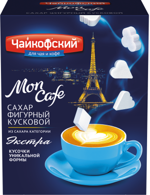 Сахар белый кусковой Чайковский Экстра фигурный 500г