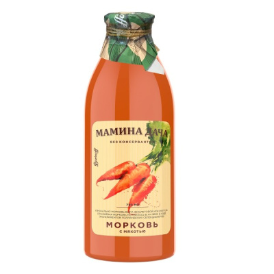 Нектар Мамина Дача морковный с мякотью 0,75л