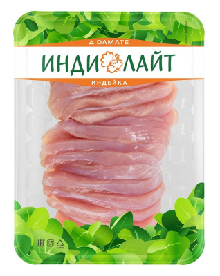 Слайсы из филе грудки индейки Индилайт охл газ/уп 300г