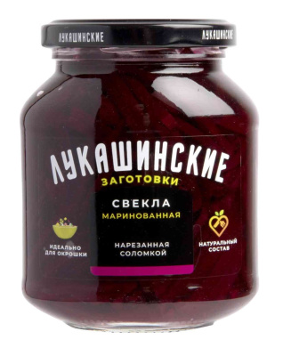 Свекла маринованная Лукашинские соломка 340г