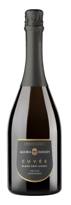 Вино игристое Агора Рислинг Шардоне бел п/сл 0,75л  11-13%