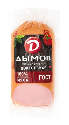 Колбаса вареная Докторская ГОСТ Дымов 400г