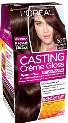 Краска Лореаль Кастинг Крем Глосс 525 Шоколад фондан