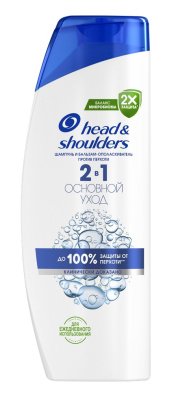 Шампунь-бальзам Хэд & Шолдерс 2в1 Основной уход 360мл