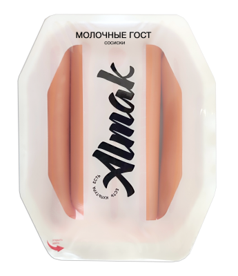 Сосиски Молочные ГОСТ Альмак 330г