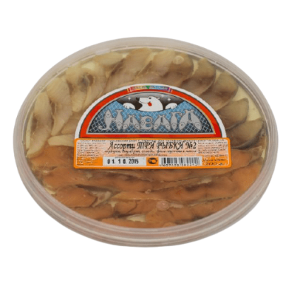 Ассорти Навага Три рыбки сельдь/горбуша/скумбрия 200г