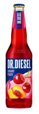 Напиток пивной Доктор Дизель Вишня/Персик 0,4л 5% ст/б