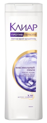 Шампунь Клеар Витабе 400мл Максимальный объем против перхоти