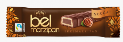 Батончик марципановый Зентис Полено с нугой 100г