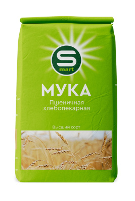 Мука пшеничная SMART в/с 2кг