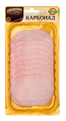 Карбонад в/к по-Егорьевски Егорьевская КГФ нарезка 115г