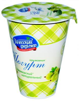 Йогурт Фермерский Крыжовник 3,5% 300г БЗМЖ