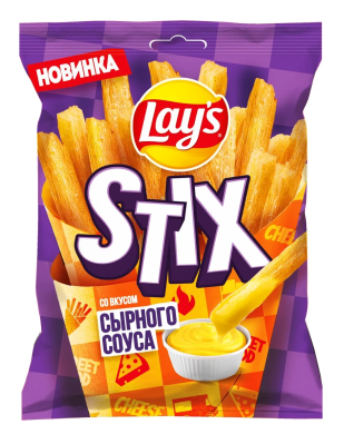 Снеки Лейз Стикс со вкусом Сырного Соуса 50г