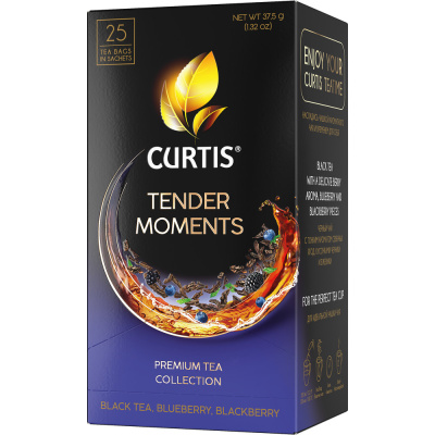 Чай Кёртис Тендер Моментс черный 25пак