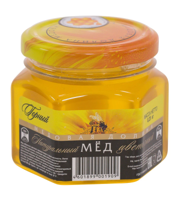 Мёд Медовая долина натуральный горный 250г ст/б
