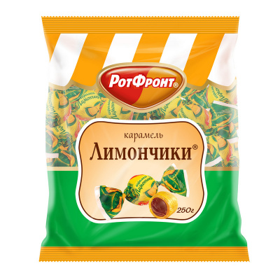 Конфеты карамельные Рот Фронт Лимончики 250г