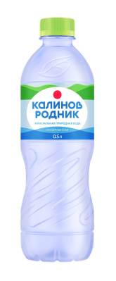 Вода минеральная природная столовая Калинов Родник негаз 0,5 л.