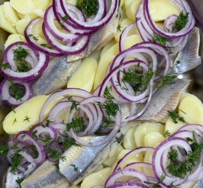 Филе сельди с картофелем ЦЕХ