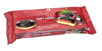 Печенье Файн Бисквитс кислая вишня  235г