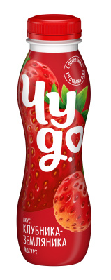 Йогурт питьевой Чудо Клубника/Земляника 1,9% 260г БЗМЖ