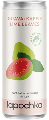 Лимонад Лапочка Гуава/Каффир/Лайм без сахара 0,33л ж/б