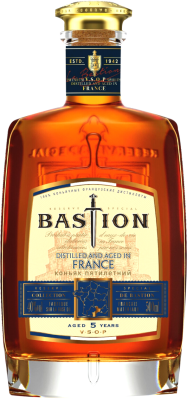 Коньяк Бастион Френч 5 лет 0,5л 40%