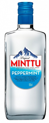 Ликер крепкий Минтту перечная мята 0,5л 40%
