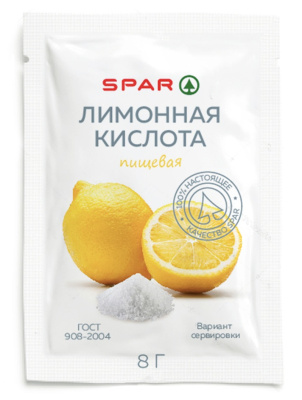Лимонная кислота SPAR 8г