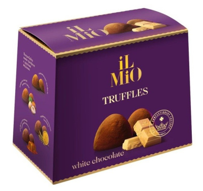 Конфеты Иль Мио Трюфель из белого шоколада 150г