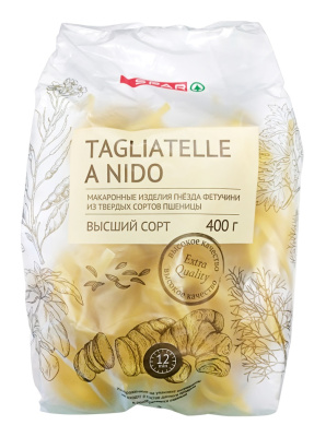 Макар изд SPAR Гнезда Фетучини 400г