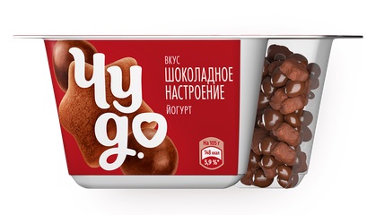 Йогурт Чудо Шоколадное настроение Печенье/Шарики/Злаки 4% 105г БЗМЖ