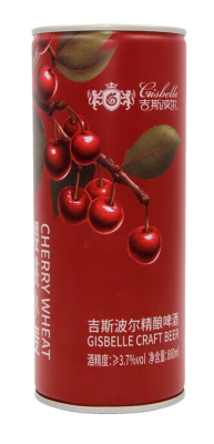 Напиток пивной н/ф Джизбель Крафт Вишня 0,88л 3,7% ж/б