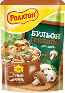 Бульон Грибной домашний Роллтон 90г