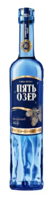 Водка особая Пять Озёр Сибирский кедр 0,5л 38%