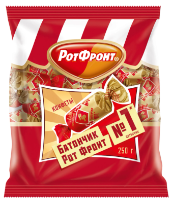 Конфеты Рот Фронт батончики 250г